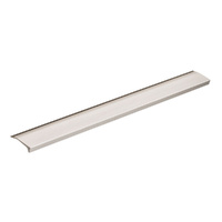 Kethy Flat Angled Cabinet Lip Pull 100mm Brushed Inox Anodised DL701.100A-BRI