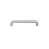 Restocking Soon: ETA End May - Kethy Cabinet Handle E2087 Enna 15.8mm Round D Pull Stainless Steel-128mm