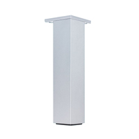 Kethy Square Furniture Leg Matt Aluminum 40mm FL685100MAT