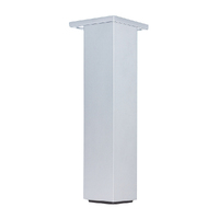 Kethy Square Table Leg FL685 Matt Aluminium - Available in Various Sizes