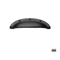 Kethy Derby Shell Pull Cabinet Handle HT511 - Available in Matt Black and Polished Chrome