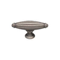 Kethy Cabinet Knob HT620/66-AP Hampton Ashford Oval 66x17mm Anitque Pewter