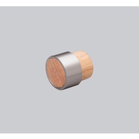 Kethy L437026OAKSE Radio Knob with Stainless Effect Ring Oak 26mm