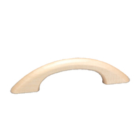 Kethy Cabinet Handle L49 L Series Bow 96mm Timber-Beech