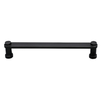 Kethy Pillar Cabinet Pull Handle 160mm CTC Matt Black L844160MBK