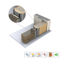 Kilargo FDMS-BB Meeting Stile Seal Set for Double Action Fire Door Assemblies