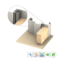 Kilargo IS7130AMsi Antimicrobial Acoustic Perimeter Door Seal 5000mm IS7130AMsi-5000CA