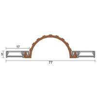 Kilargo ISRG9055 Hinge side safety seal gasket to suit IS9055 per metre Black