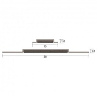 Kilargo KG5102 Two piece high performance selfadhesive fire seal 2100mm Silver