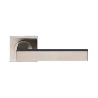 KR Lucas BlueSpec Ashlar Door Handle Lever on Square Concealed Rose 2029/2000SS