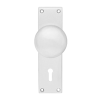 KR Lucas Pavtom Victorian Door Knob Bit Keyhole Chrome Plated 7501CP