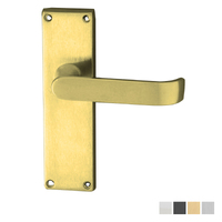 KR Lucas Pavtom Wide Door Lever on Plate - Available in Various Finishes