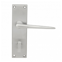 KR Lucas Pavtom Contemporary Door Lever Privacy Satin Chrome 7902SC