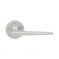 Pavtom Door Handle Contemporary Lever on Concealed Rose Satin Chrome 52mm 7909SC 