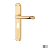 KR Lucas Pavtom Milena Door Lever Handle Long Plate Euro