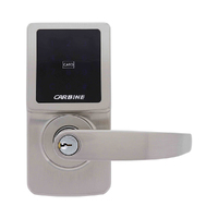 Carbine Electronic Door Lever Set Touch Screen Satin Nickel CEL-3IN1-SL8SNKIT