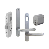 Kaba Storeroom Door Pack SB2312 Narrow Style Mortice Lock with Oval Cylinder and Lever