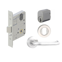 Kaba Classroom Door Pack MS2 Mortice Lock w/ Cylinder & Lever Furniture PACKKABA60