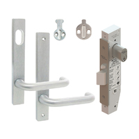 Kaba Storeroom Door Pack SBM2 Narrow Mortice Lock Cylinder Plate Handles