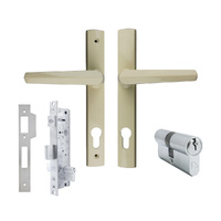 Lockwood Door Lock Pack Induro Mortice Palladium Aria Levers Primrose Cylinder