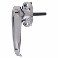 Lock Focus Lever Handle 07358014 Front Fix Door Gate Shed Bright Chrome KD