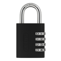 ABUS Combination Padlock with Resettable Code Black 158KC/45AP050