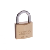 Abus 6530KA13 Security Padlock Brass Shackle Keyed Alike 30mm