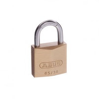 Abus 6530KA7 Security Padlock Brass Shackle Keyed Alike 30mm