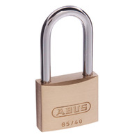 Abus High Security Padlock Brass Shackle Keyed to KA402 40mm 6540HB40KA2 