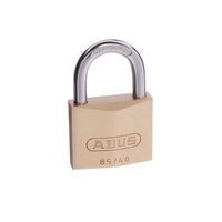 Abus 6540KA12 Security Padlock Brass Shackle Keyed Alike 40mm