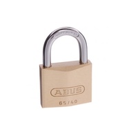 Abus 6540KA15 Security Padlock Brass Shackle Keyed Alike 40mm