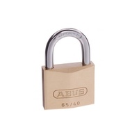 Abus 6540KA2 Security Padlock Brass Shackle Keyed Alike 40mm