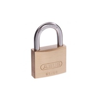 Abus 6540KA7 Security Padlock Brass Shackle Keyed Alike 40mm