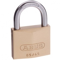ABUS 65/45 Security Padlock 6545 Brass Keyed to differ