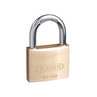 Abus 6550KA15 Security Padlock Brass Shackle Keyed Alike 50mm