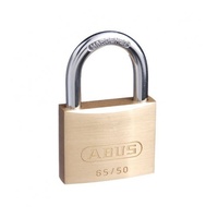 Abus 6550KA3 Security Padlock Brass Shackle Keyed Alike 50mm