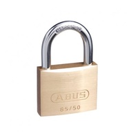 Abus 6550KA6 Security Padlock Brass Shackle Keyed Alike 50mm