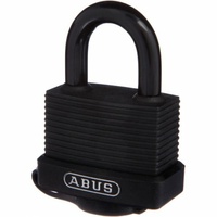 ABUS 70/45 Weatherproof Padlock Outdoor Marine Grade Black Keyed To Differ 7045C