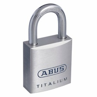 ABUS 80TI/40 High Security Padlock 80TI40C 40mm Titalium Keyed To Differ