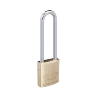 ABUS 83/45 Security Padlock Brass 100mm Alloy Shackle Key To Differ 8345KD