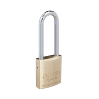ABUS 83/45 Security Padlock Brass 75mm Alloy Shackle Keyed To Differ 8345KD