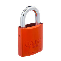 ABUS High Security Padlock Keyed To Differ Aluminium Orange 83AL45NORGKD