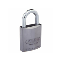 ABUS 83AL/45 High Security Padlock Titanium Aluminium KD 83AL/45NTITANKD