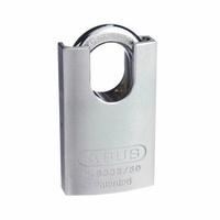 ABUS 83CS/50 Security Padlock 83CS50NKA1 Shackle Protector Brass Keyed Alike