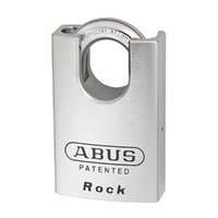 Abus High Security Closed Shackle Padlock Keyed Alike Chrome Plated 83CS55NKA1