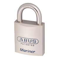 Abus Mariner High Security Padlock Keyed To Differ Pearl Chrome 83MAR45NKD