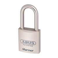 ABUS 83MAR/45 Security Padlock 83MAR45NKD Mariner Marine Grade 50mm SS Shackle