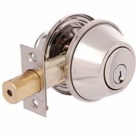 Brava Urban Deadbolt D332B Double Cylinder 60/70mm Polished Stainless Steel KD