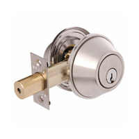 Brava Urban Deadbolt Double Cylinder 60/70mm Stainless Steel Keyed Alike D362BKA