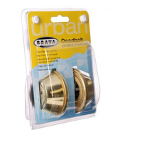 Brava Urban Deadbolt Double Cylinder 60/70mm Polished Brass D372DP